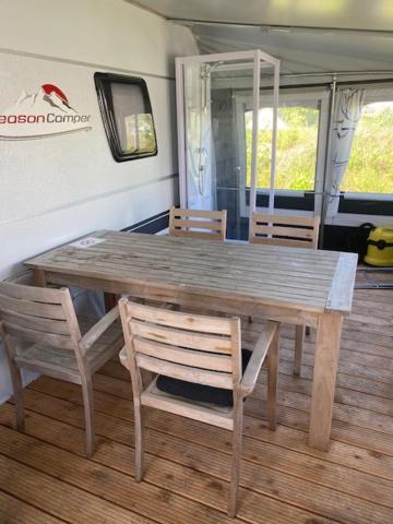 Wohnwagenvermietung Camping-Sylt / Morsum المظهر الخارجي الصورة