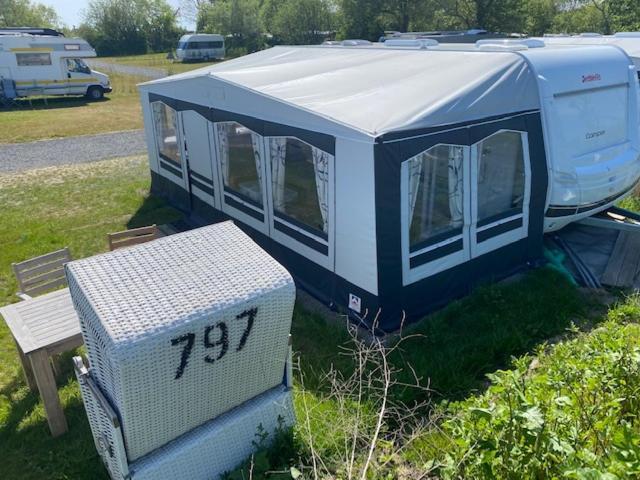 Wohnwagenvermietung Camping-Sylt / Morsum المظهر الخارجي الصورة
